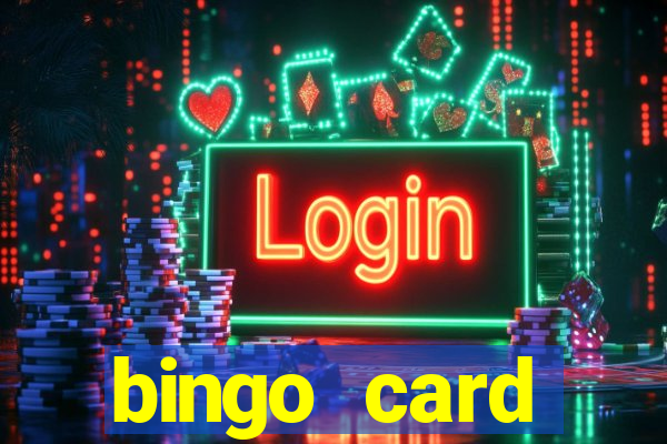 bingo card generator with pictures